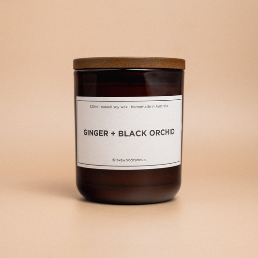 Ginger + Black Orchid