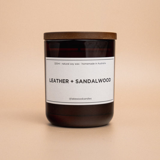 Leather + Sandalwood