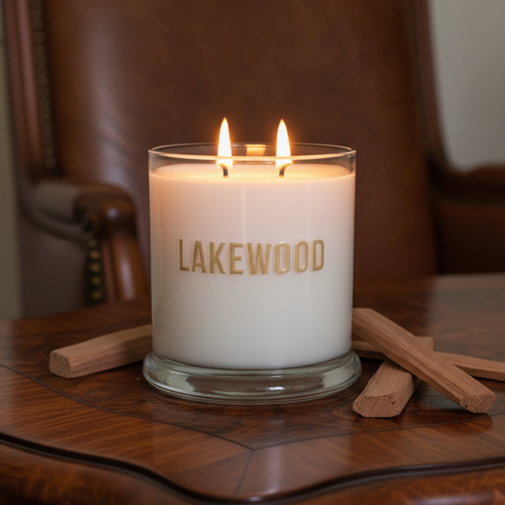 Leather + Sandalwood (380g)