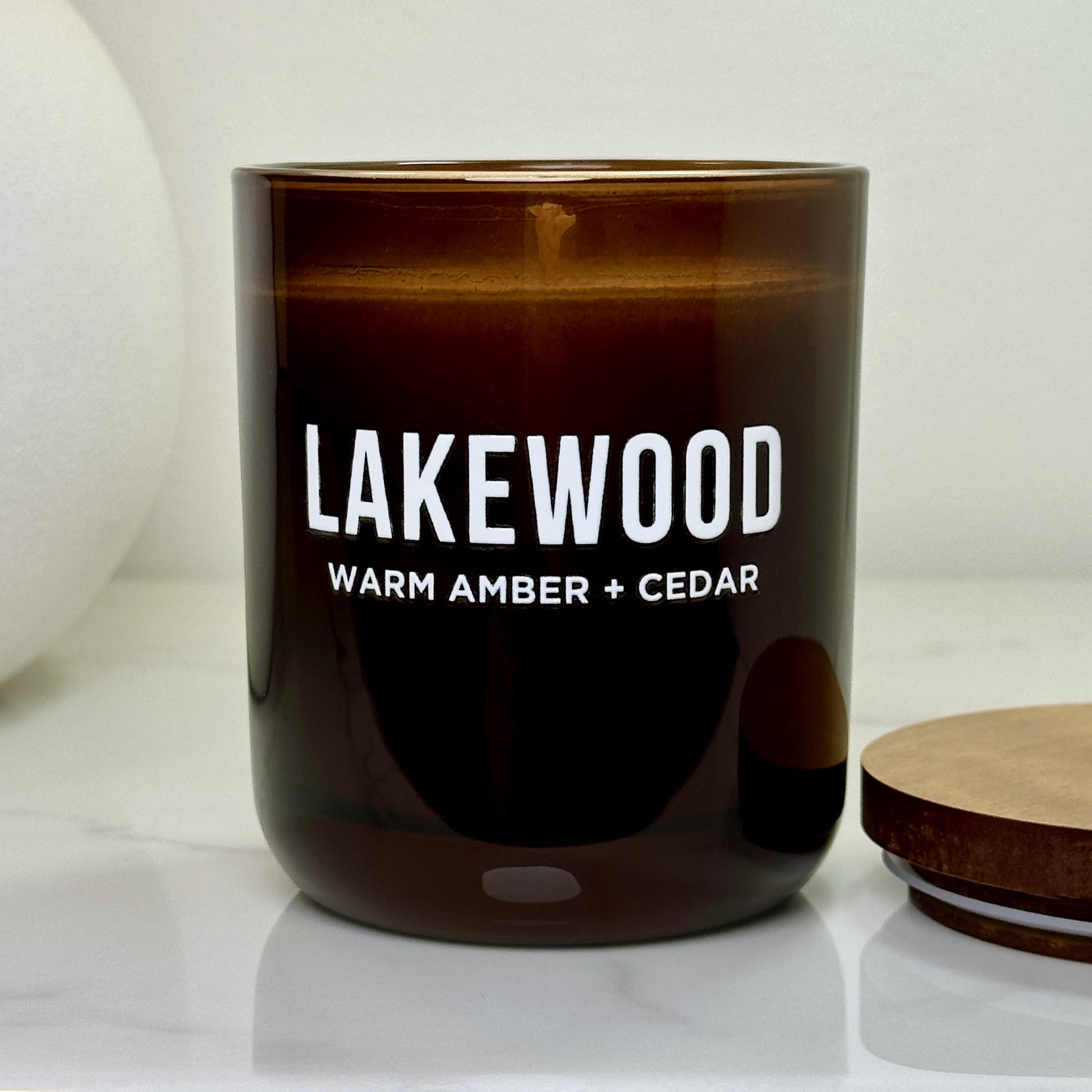 Warm Amber Cedar – LAKEWOOD CANDLES - Main Image