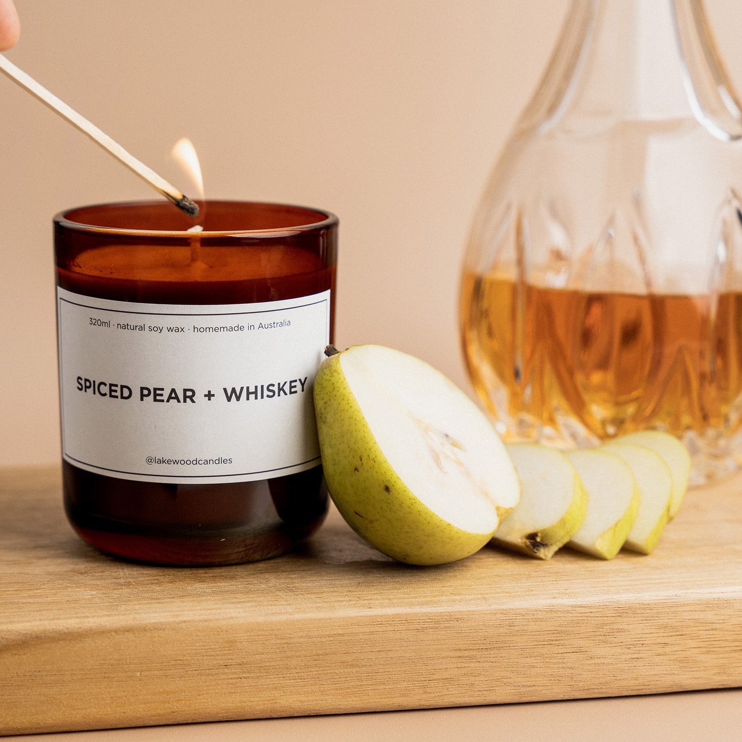 Spiced Pear + Whiskey